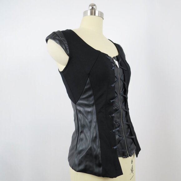 Disney Maleficent Hot Topic Corset Top Goth M NWT Limited Collab - Picture 3 of 16